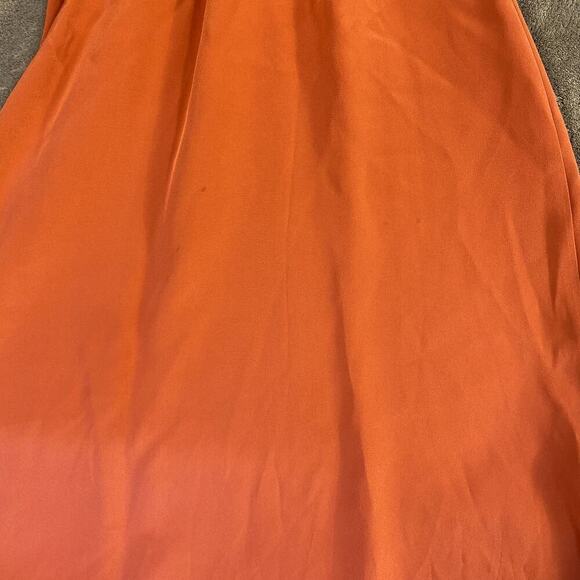 J.Crew 100% Silk Bridesmaid Dress Size 4 Cowl Neck Gown Elegant Minimalist Short - Picture 3 of 10